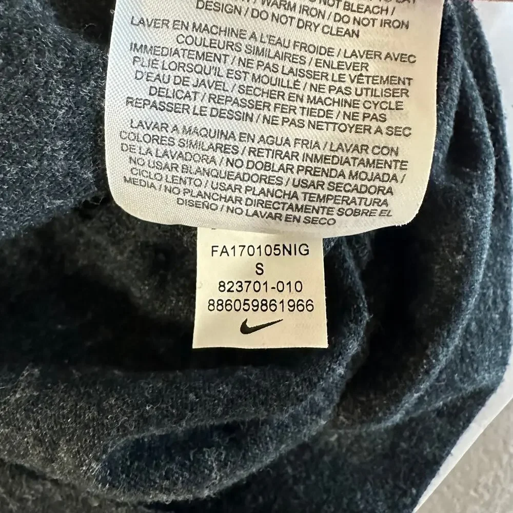 Nike Women’s Vintage Gym Hoodie Small Gray‎ Heathered Lightweight Sweatshirt